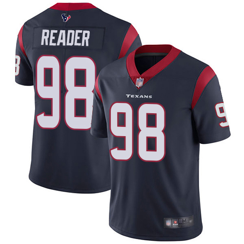 Houston Texans Limited Navy Blue Men D J  Reader Home Jersey NFL Football #98 Vapor Untouchable